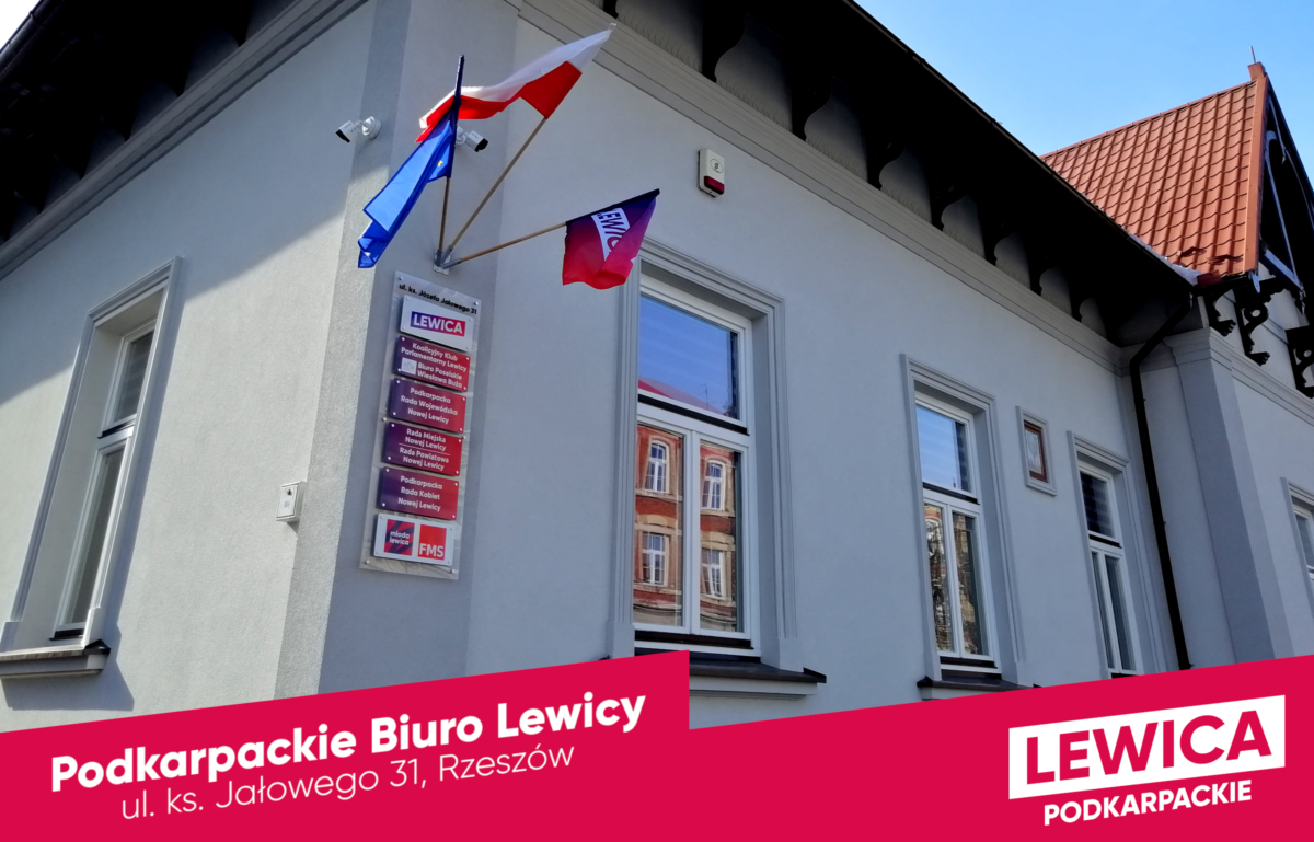 Nowe godziny pracy Biura Podkarpackiej Rady Wojewódzkiej Nowej Lewicy