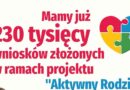 230 tysięcy wniosków w ramach programu “Aktywny Rodzic”